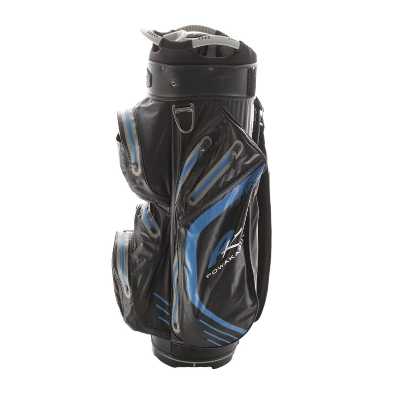 PowaKaddy Dri Edition Cart Bag - Black/Blue