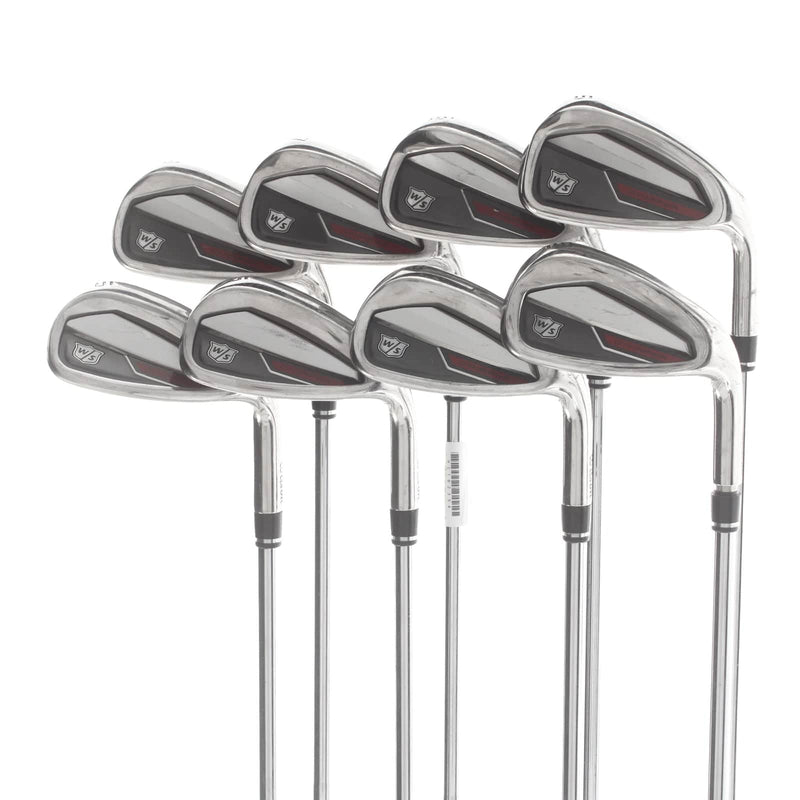 Wilson Dynapower Steel Mens Right Hand Irons 5-GW+SW Regular - KBS Tour Lite