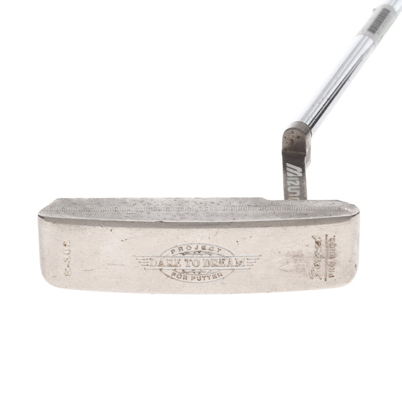 Mizuno S-302 Tour Style Mens Right Hand Putter 35.5" Blade - Golf Pride