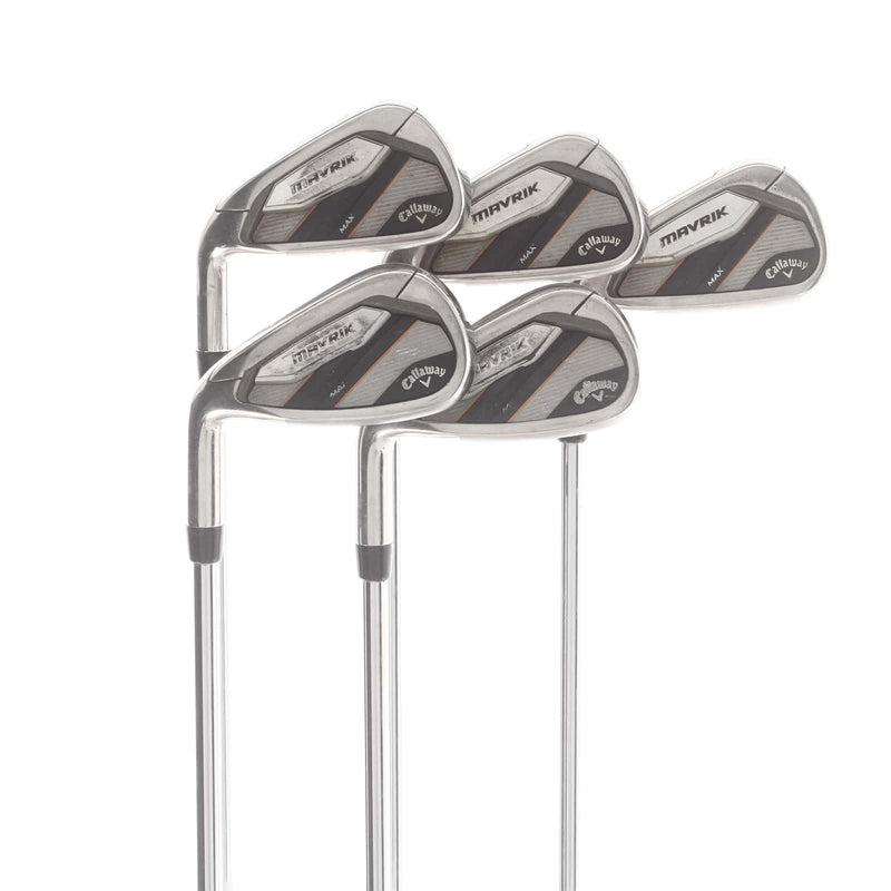 Callaway Mavrik Max Steel Mens Left Hand Irons 5-9 Regular - KBS Max 80