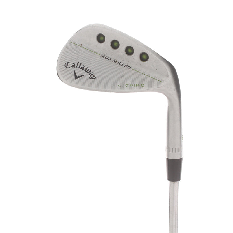 Callaway MD3 Milled Steel Mens Right Hand Pitching Wedge 46* 8 Bounce S Grind Wedge - Dynamic Gold