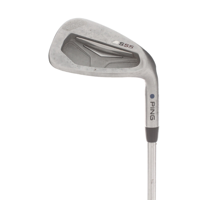 Ping s55 Steel Mens Right Hand Pitching Wedge Blue Dot 46* 0.75* Upright Stiff - Project X Rifle 6.0