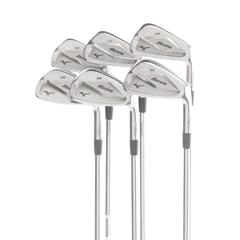 Mizuno MP-63 Steel Mens Right Hand Irons 5-PW Stiff - N.S.Pro 950GH