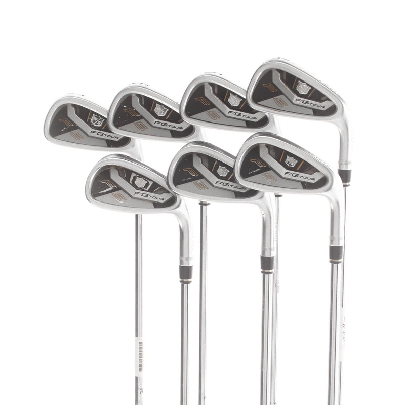 Wilson FG Tour F5 Steel Mens Right Hand Irons 4-PW Stiff - Dynamic Gold