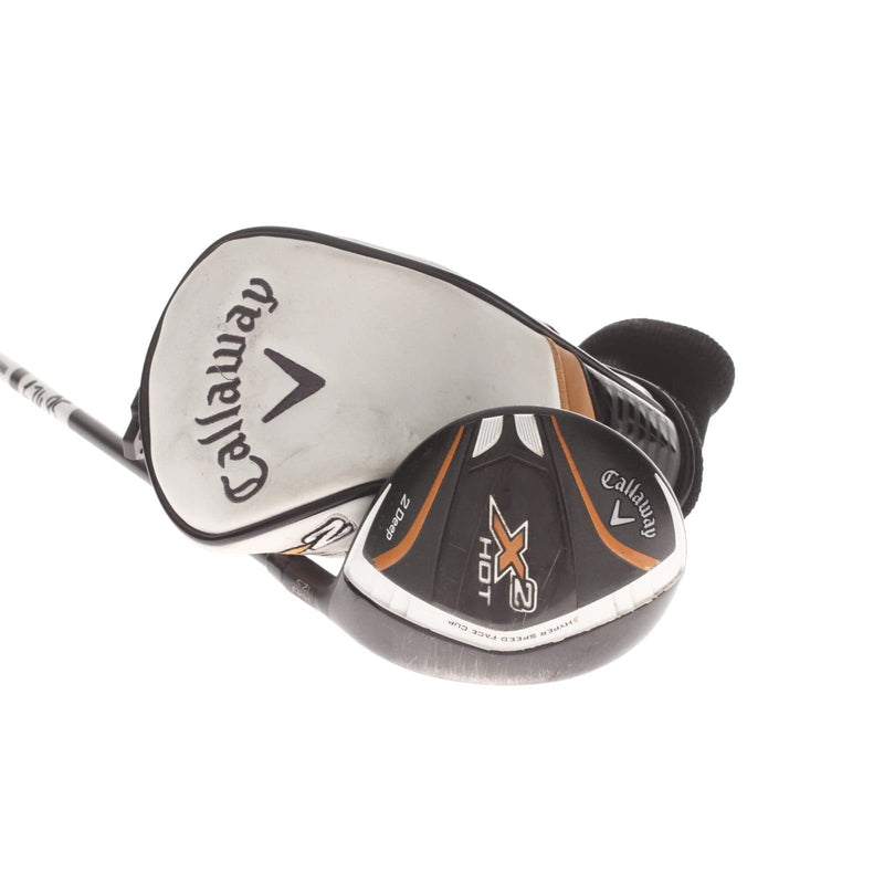 Callaway X Hot 2 Pro Graphite Mens Right Hand Fairway 2 Wood 12.5* Stiff - Aldila Tour ATX75-3.7-S