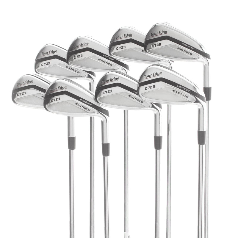 Tour Edge Exotics C723 Steel Mens Right Hand Irons 4-AW Stiff - KBS Tour 120