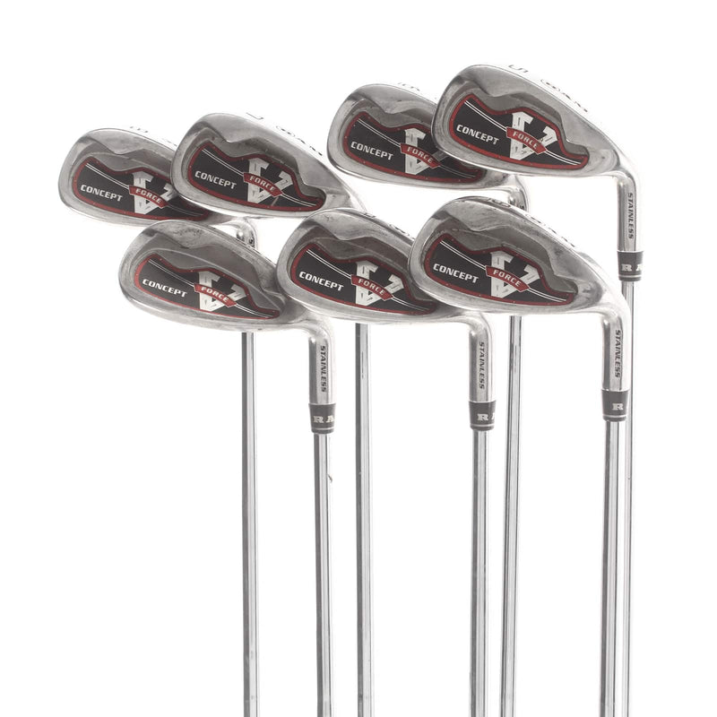 Ram Concept V Force Steel Mens Right Hand Irons 5-SW Regular - True Temper