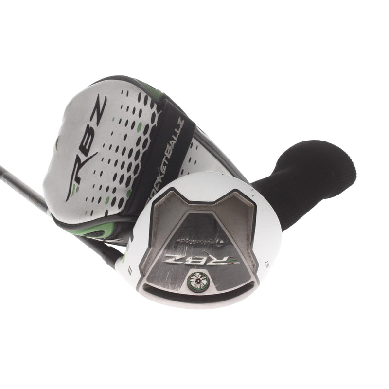 TaylorMade RBZ Graphite Mens Right Hand Fairway 3 Wood 15* Regular - Matrix Ozik Xcon-5