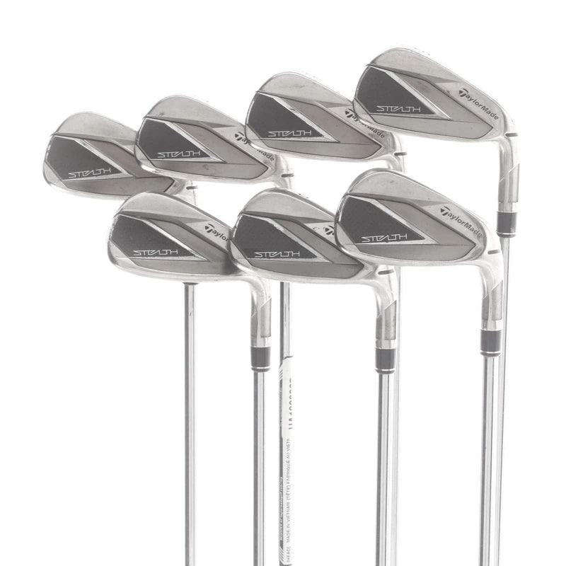 TaylorMade Stealth Steel Mens Right Hand Irons 5-AW Regular - KBS Max MT 85
