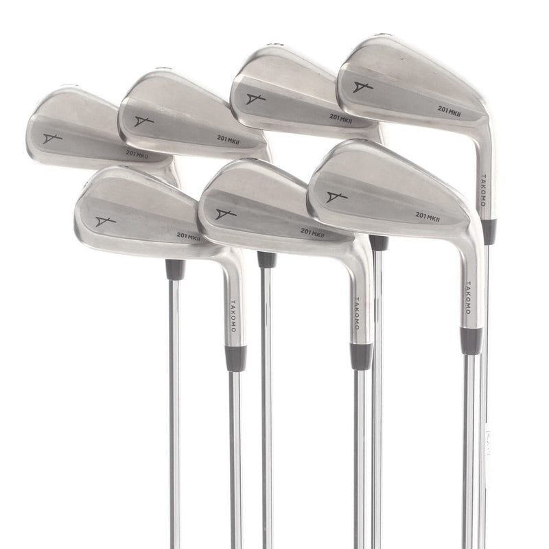 Takomo 201 MKII Steel Mens Right Hand Irons 4-PW Regular - KBS Tour Lite