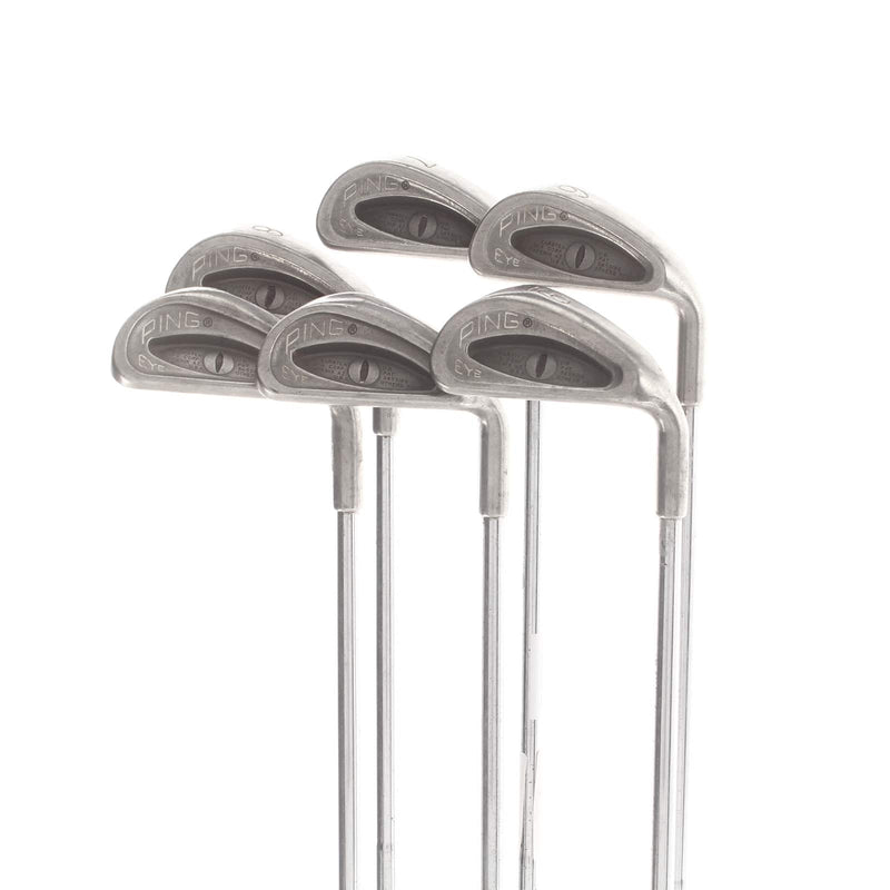 Ping Eye Steel Mens Right Hand Irons 6-SW Black Dot Regular - Ping