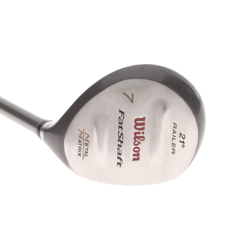 Wilson Fat Shaft Graphite Mens Right Hand Fairway 7 Wood 21* Regular - Wilson Fat Shaft