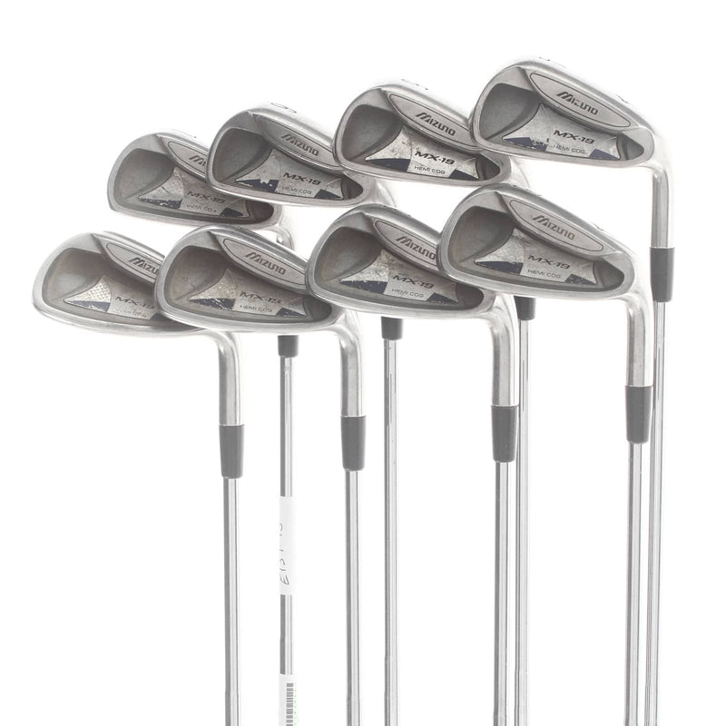 Mizuno MX-19 Steel Mens Right Hand Irons 4-SW Stiff - True Temper