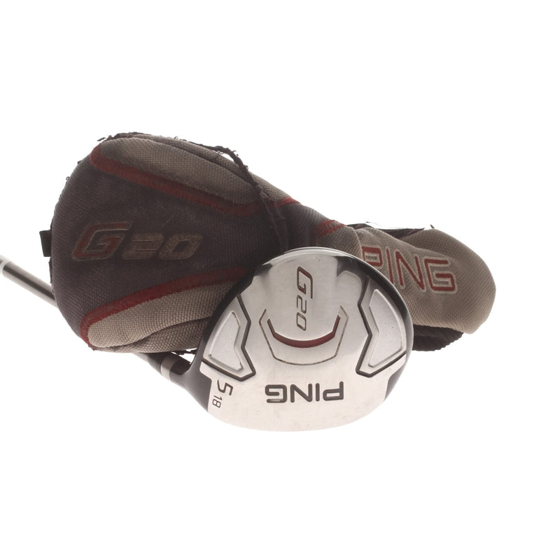 Ping G20 Graphite Mens Right Hand Fairway 5 Wood 18* Stiff - Ping TFC 169