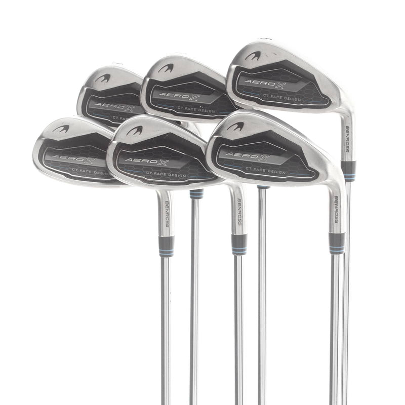 Benross Aero X Steel Mens Right Hand Irons 6-SW Regular - KBS Tour 90