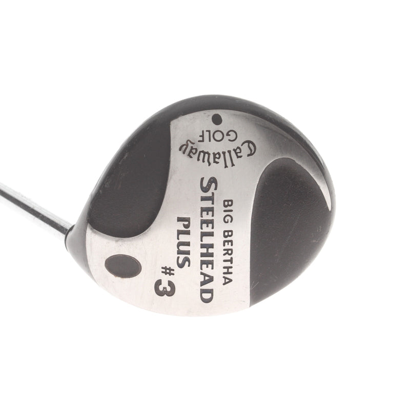 Callaway Big Bertha Steelhead Plus Steel Mens Right Hand Fairway 3 Wood 15* Regular - Callaway Steelhead