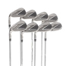 TaylorMade Stealth Steel Mens Left Hand Irons 5-SW+AW Regular - KBS Max MT 85