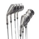 TaylorMade Stealth Steel Mens Left Hand Irons 5-SW+AW Regular - KBS Max MT 85