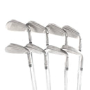 TaylorMade Stealth Steel Mens Left Hand Irons 5-SW+AW Regular - KBS Max MT 85