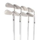 TaylorMade Stealth Steel Mens Left Hand Irons 5-SW+AW Regular - KBS Max MT 85
