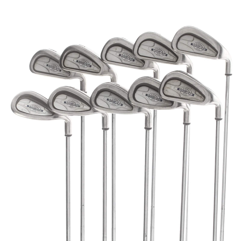 Callaway X-14 Steelhead Steel Mens Right Hand Irons 3-SW Uniflex - Callaway