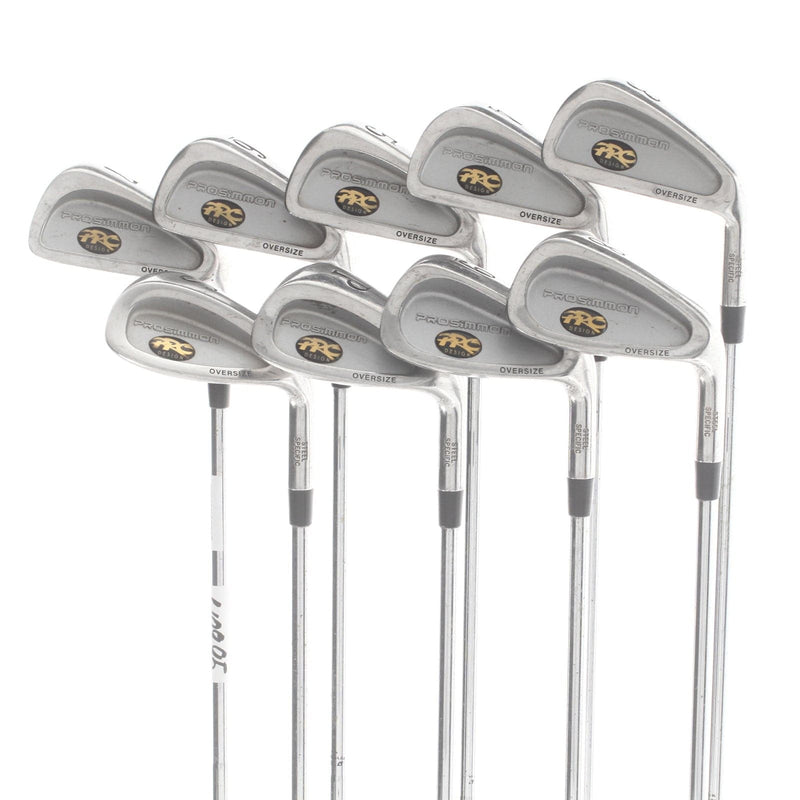 Prosimmon Pro Deisgn Steel Mens Right Hand Irons 3-SW Regular - True Temper