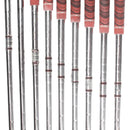 Ping Zing Steel Mens Right Hand Irons 3-SW Red Dot 0.75* Flat Regular - Ping Karsten JZ
