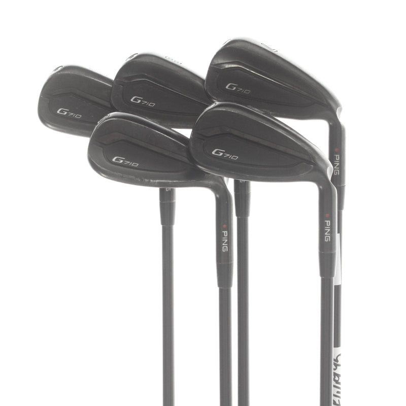 Ping G710 Graphite Mens Right Hand Irons 7-SW 1* Flat Senior - Ping Alta Distanza 40