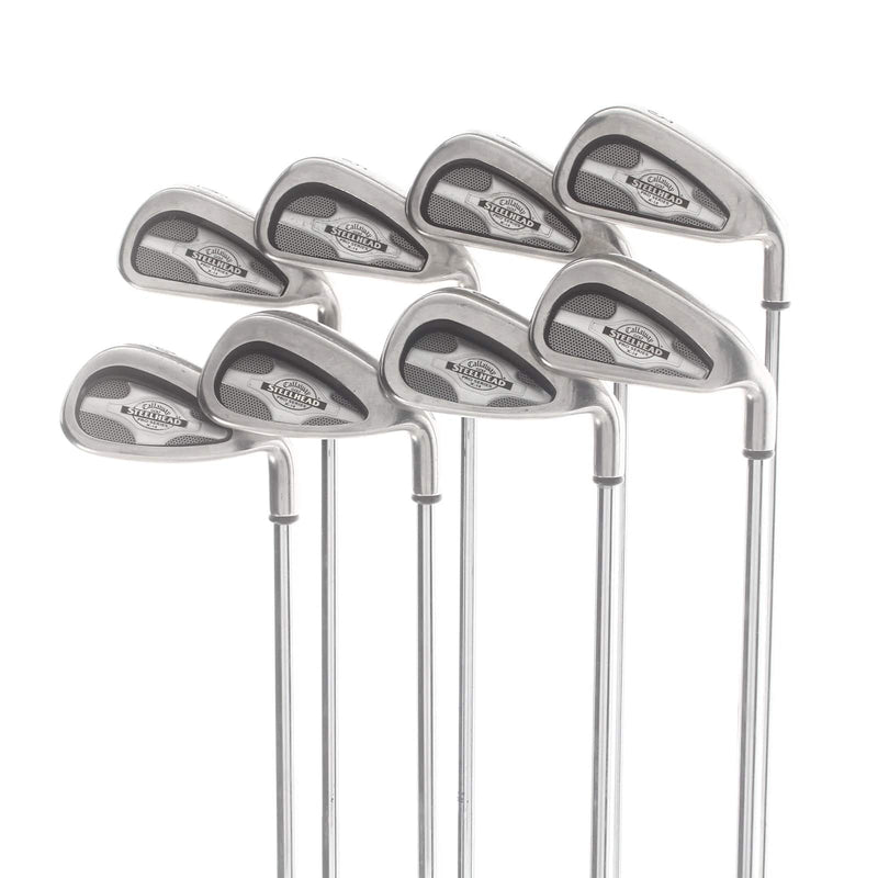 Callaway Steelhead Pro Series X-14 Steel Mens Right Hand Irons 3-PW Uniflex - Callaway