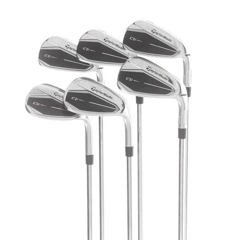 TaylorMade Qi Steel Mens Right Hand Irons 5-SW Regular - KBS Max MT 85