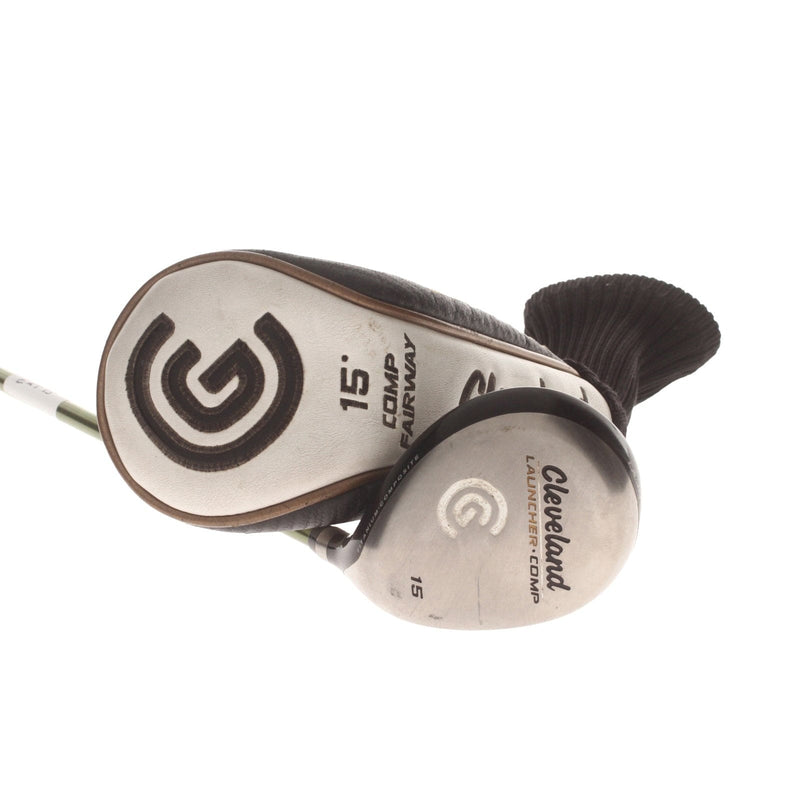 Cleveland Launcher Comp Graphite Mens Right Hand Fairway 3 Wood 15* Stiff - Aldila NV 65 S