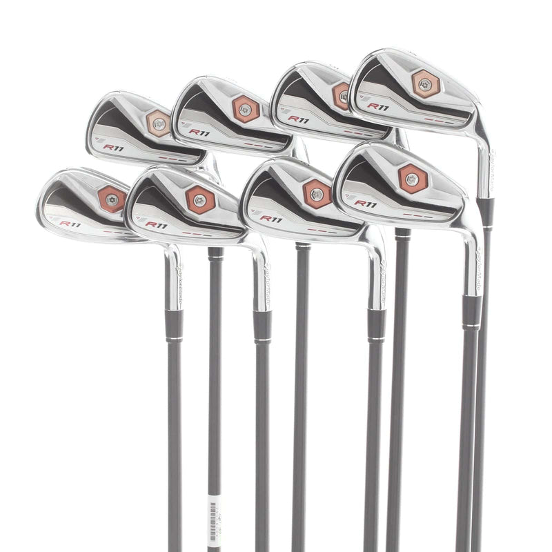 TaylorMade R11 Graphite Mens Right Hand Irons 4-SW Regular - Fujikura Motore 65