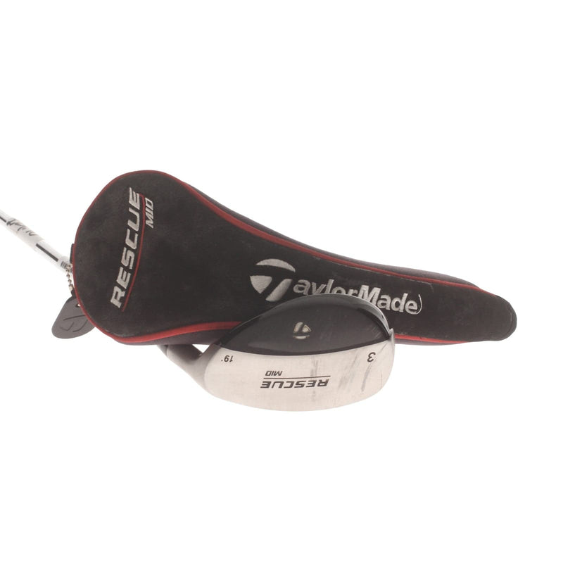 TaylorMade Rescue Mid Steel Mens Right Hand 3 Hybrid 19* Stiff - TaylorMade Light Metal 95g