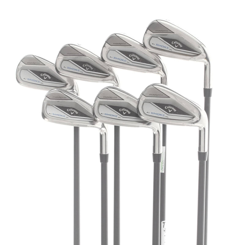 Callaway Paradym Ai Smoke HL Graphite Mens Right Hand Irons 5-GW Regular - Project X Cypher 60