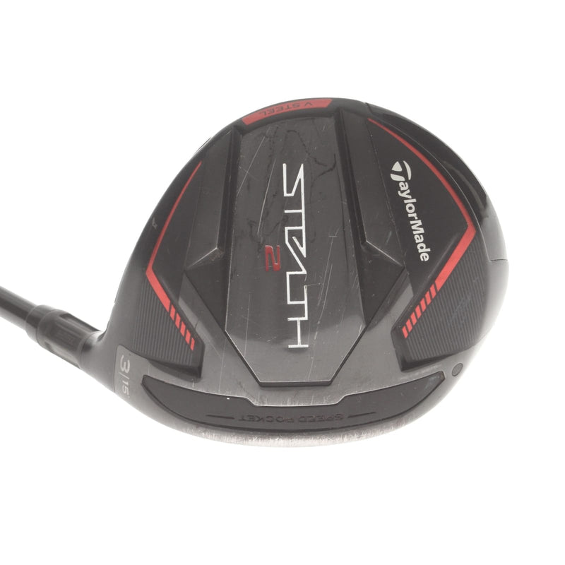 TaylorMade Stealth 2 Graphite Mens Right Hand Fairway 3 Wood 15* Regular - Fujikura Ventus TR Red 5-R