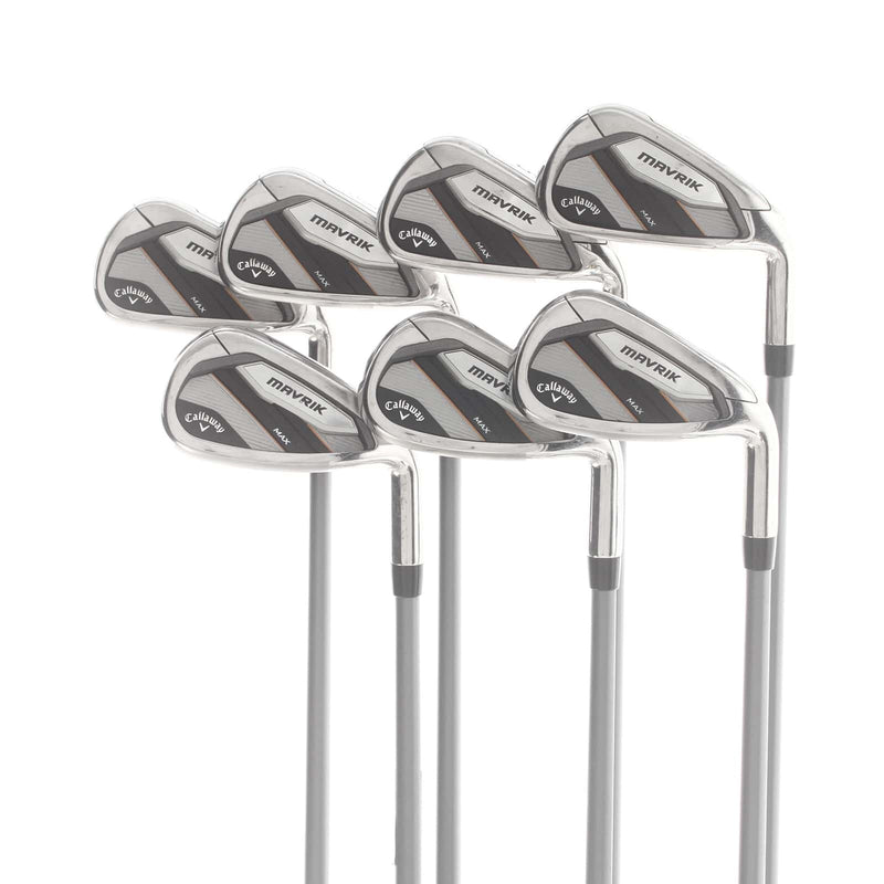 Callaway Mavrik Max Graphite Mens Right Hand Irons 4-PW Regular - Project X Catalyst 65