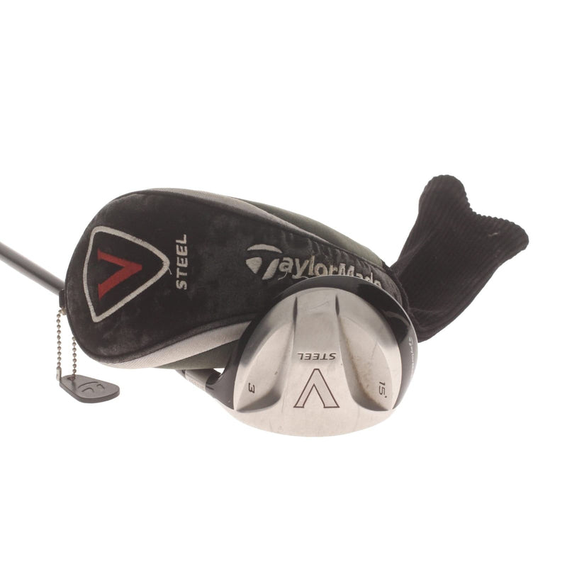 TaylorMade V Steel Graphite Mens Right Hand Fairway 3 Wood 15* Regular - TaylorMade Ultralite
