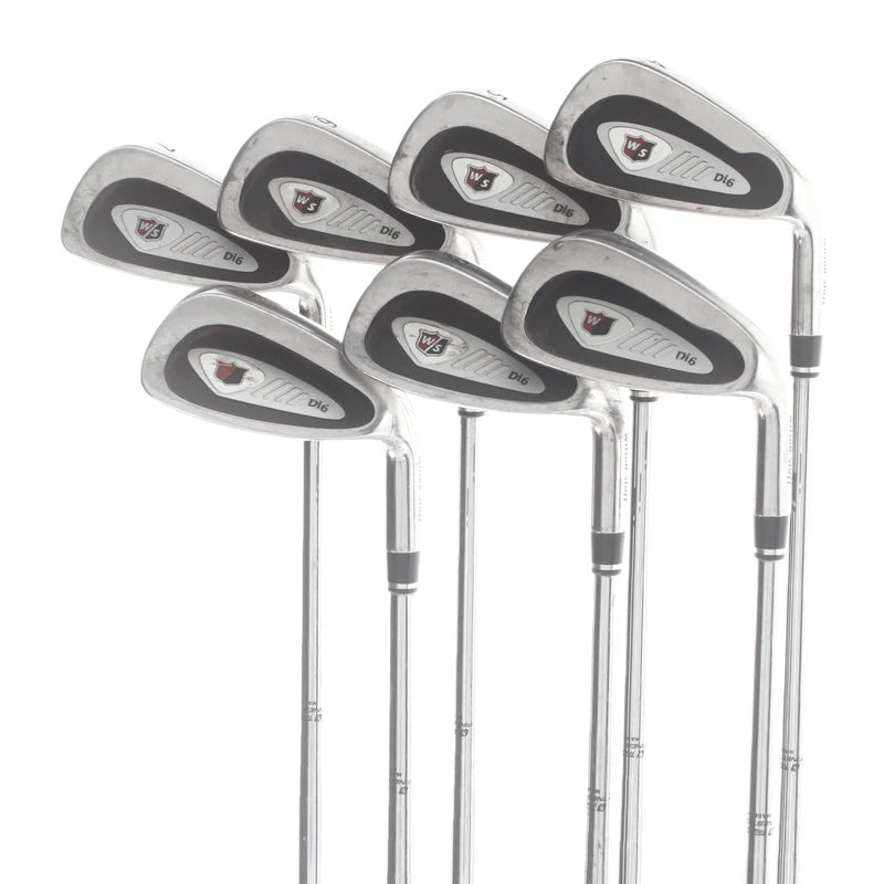 Wilson Di6 Steel Mens Right Hand Irons 4-PW Regular - True Temper Taper Tech-DL
