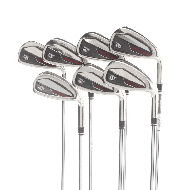 Wilson Dynapower Steel Mens Right Hand Irons 5-SW Regular - KBS Max Ultralite
