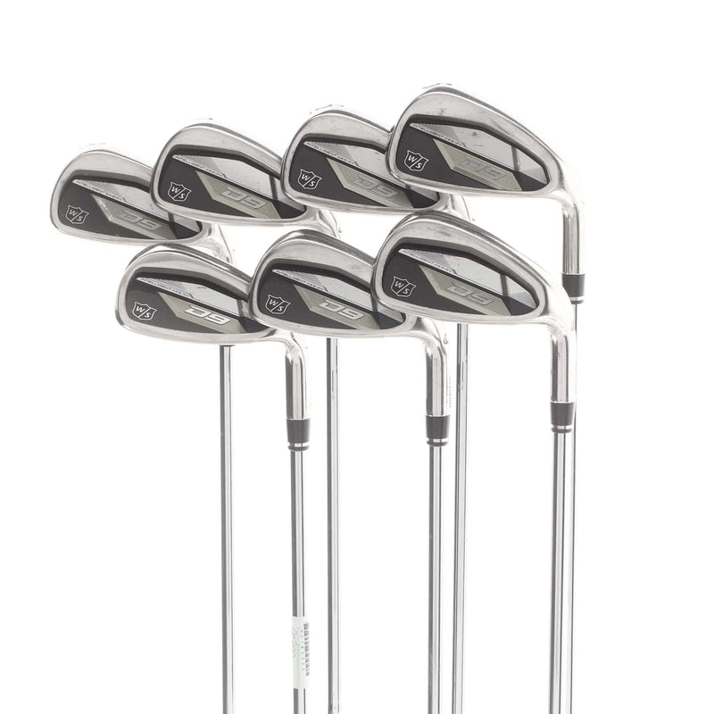 Wilson D9 Steel Mens Right Hand Irons 5-GW Regular - KBS Max Ultralite 80