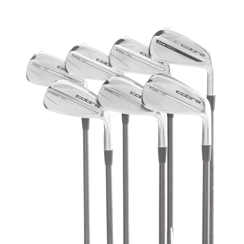 Cobra King Tec/King Tec X Combo Steel Mens Right Hand Irons 5-GW Stiff - KBS $-Taper Lite