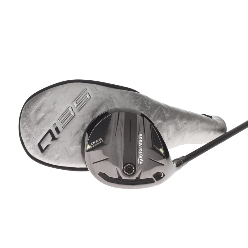 TaylorMade Qi35 Graphite Mens Left Hand Fairway 3 Wood 15* Regular - Mitsubishi Chemical Reax 55 R