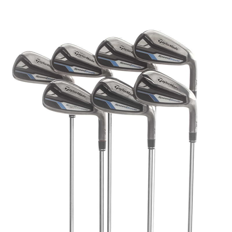TaylorMade SpeedBlade HL Steel Mens Right Hand Irons 4-PW Uniflex - SpeedBlade Steel