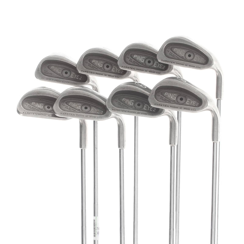 Ping Eye 2 Steel Mens Right Hand Irons 5-SW Black Dot Regular - Ping