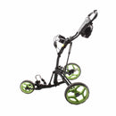 Rovic RV2L 3-Wheel Push/Pull Trolley - Black/Lime Green