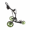 Rovic RV2L 3-Wheel Push/Pull Trolley - Black/Lime Green
