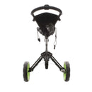 Rovic RV2L 3-Wheel Push/Pull Trolley - Black/Lime Green