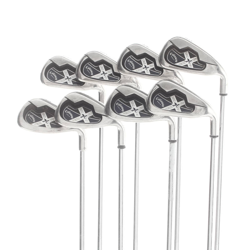 Callaway X-18 Steel Mens Right Hand Irons 3-PW Uniflex - Callaway X-18