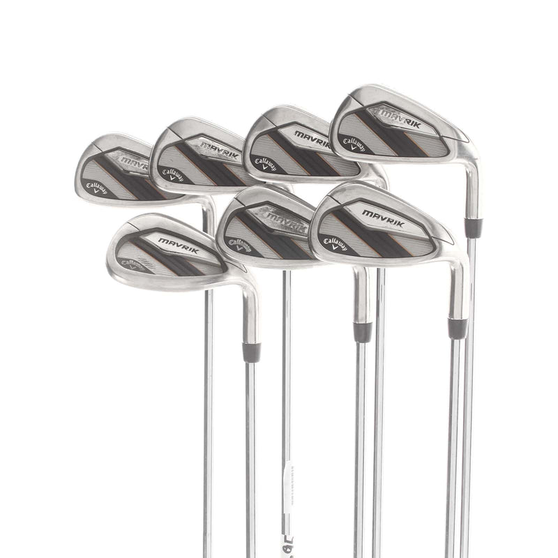 Callaway Mavrik Steel Mens Right Hand Irons 5-SW Stiff - True Temper Elevate MPH 95