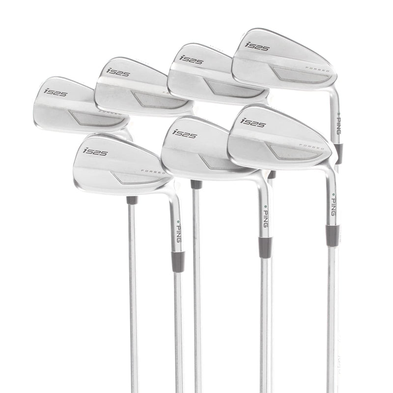 Ping i525 Steel Mens Right Hand Irons 4-PW +0.5" Green Dot 2* Upright Stiff - Project X IO 6.0 120g